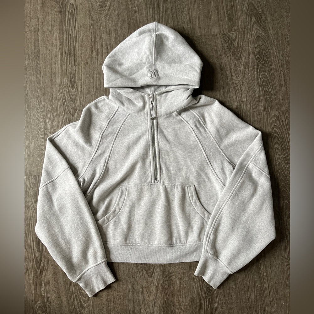 Scuba Oversized Half-Zip Hoodie
